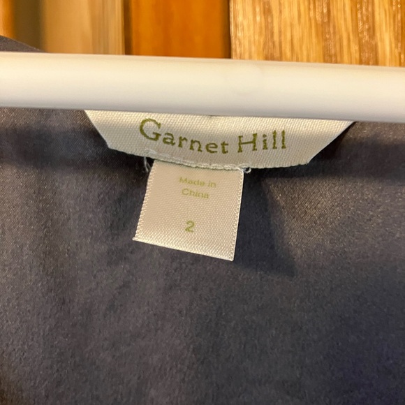 $129 Gorgeous Garnet Hill layered ruffle shift dress in washable 100% silk  2 4 - Picture 4 of 10